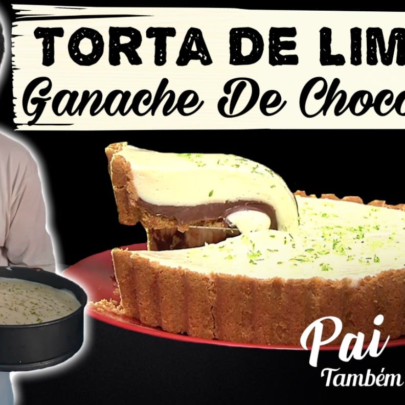 Foto da TORTA DE LIMÃO - GANACHE DE CHOCOLATE [PAI TAMBÉM COZINHA] FELIZ NATAL!!! - receita de TORTA DE LIMÃO - GANACHE DE CHOCOLATE [PAI TAMBÉM COZINHA] FELIZ NATAL!!! no DeliRec