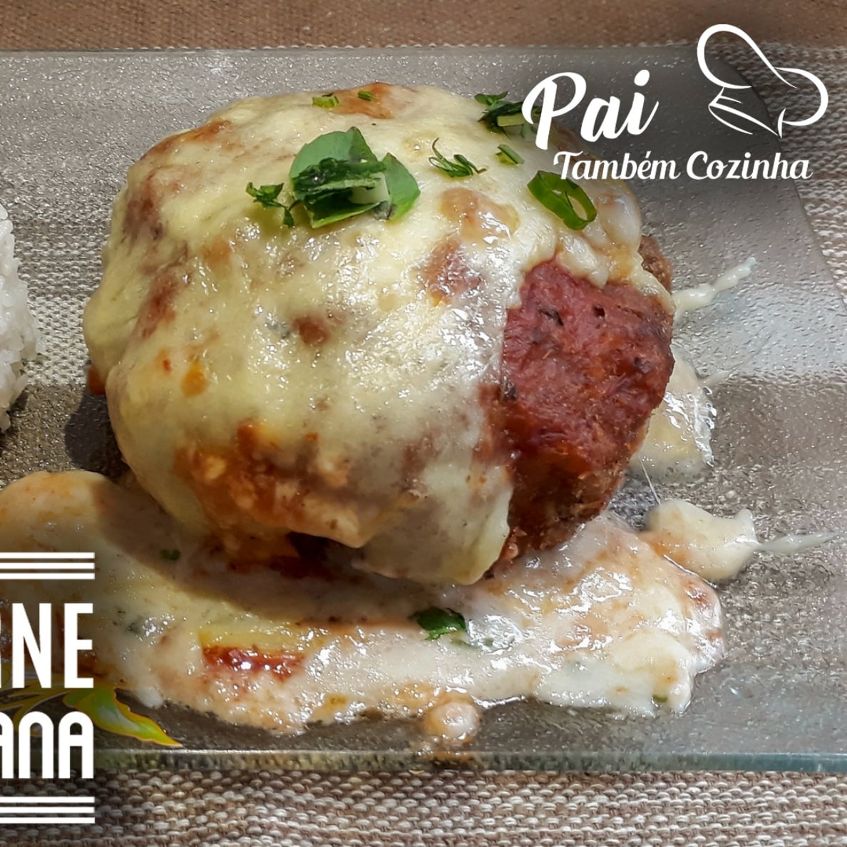 Photo of the MEAT POLPETTON - STUFFED - PARMEGIANA - [FATHER ALSO KITCHES] – recipe of MEAT POLPETTON - STUFFED - PARMEGIANA - [FATHER ALSO KITCHES] on DeliRec