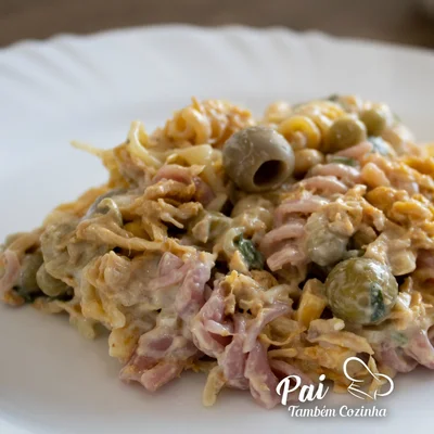 Recipe of MACARONISE (PASTA SALAD) - [FATHER ALSO KITCHES] on the DeliRec recipe website