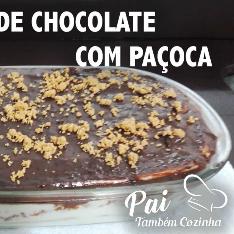 Photo of the CHOCOLATE PAVE - WITH PAÇOCA - [FATHER ALSO KITCHES] – recipe of CHOCOLATE PAVE - WITH PAÇOCA - [FATHER ALSO KITCHES] on DeliRec