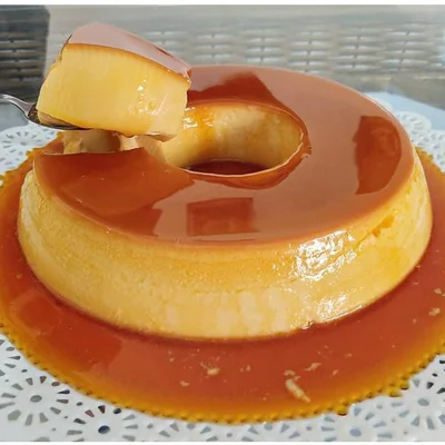 Recipe of Condensed milk pudding 😍😋 on the DeliRec recipe website