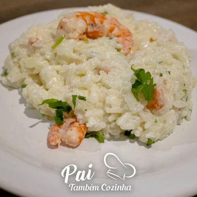 Recipe of TRADITIONAL SHRIMP RISOTO (SIMPLE AND CREAMY) - [FATHER ALSO KITCHES] on the DeliRec recipe website