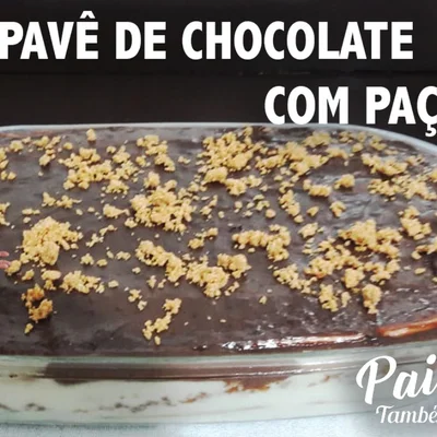 Recipe of CHOCOLATE PAVE - WITH PAÇOCA - [FATHER ALSO KITCHES] on the DeliRec recipe website