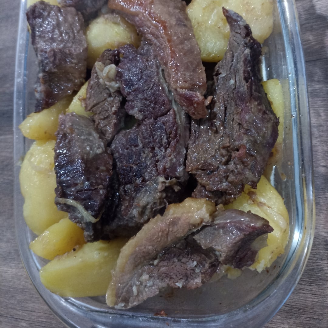 Photo of the Oven roasted flank steak with rustic potatoes 🥔 – recipe of Oven roasted flank steak with rustic potatoes 🥔 on DeliRec