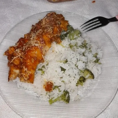 Recipe of Rice with garlic and broccoli on the DeliRec recipe website