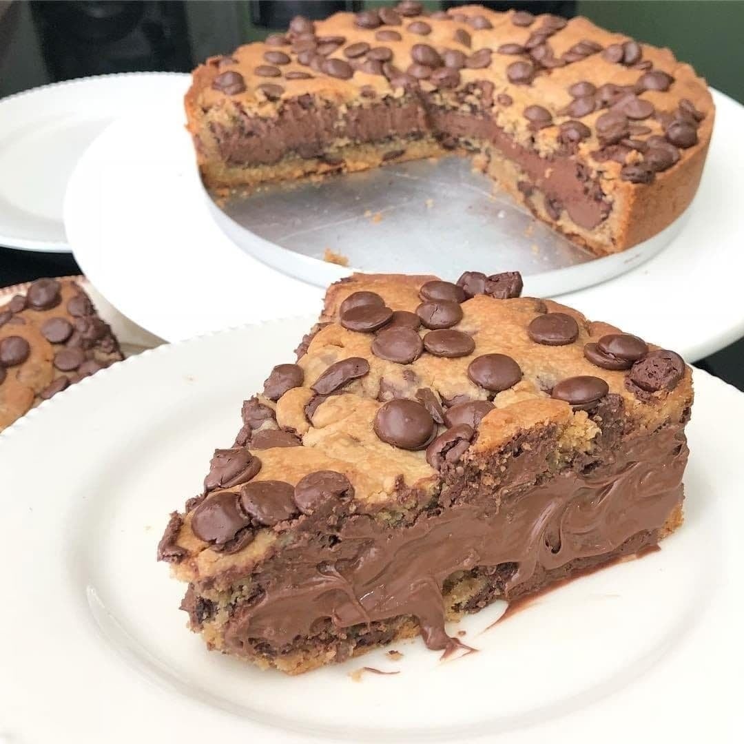 Photo of the Cookie pie with nutella – recipe of Cookie pie with nutella on DeliRec