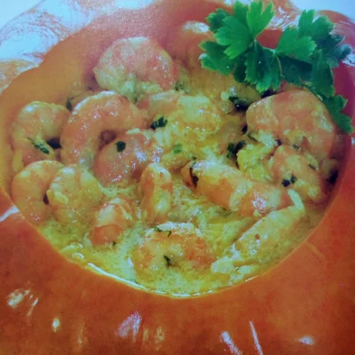 Recipe of Shrimp in strawberry in the microwave on the DeliRec recipe website
