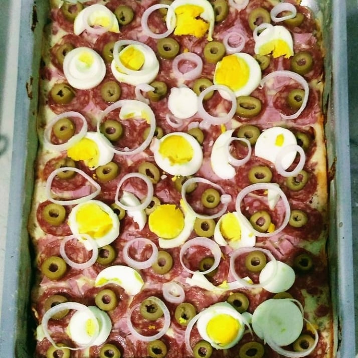 Photo of the square pizza – recipe of square pizza on DeliRec