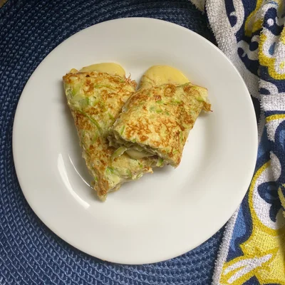 Recipe of In Omelette Zucchini on the DeliRec recipe website