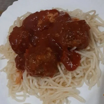 Recipe of Pasta with meatballs on the DeliRec recipe website
