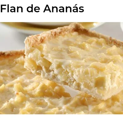 Receita de Flan de Ananás  no site de receitas DeliRec
