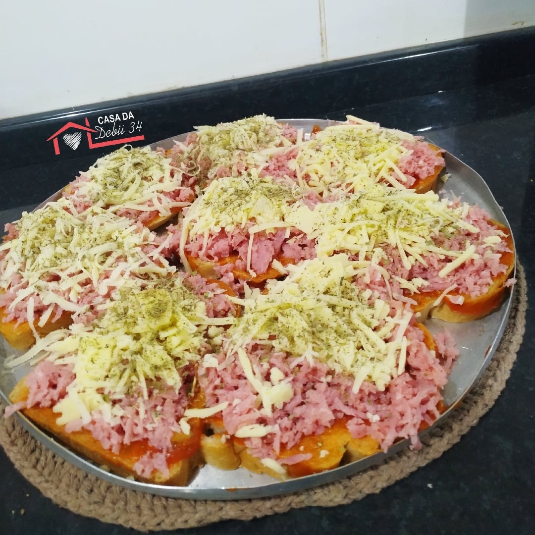 Foto da Pizza de pão de forma  - receita de Pizza de pão de forma  no DeliRec