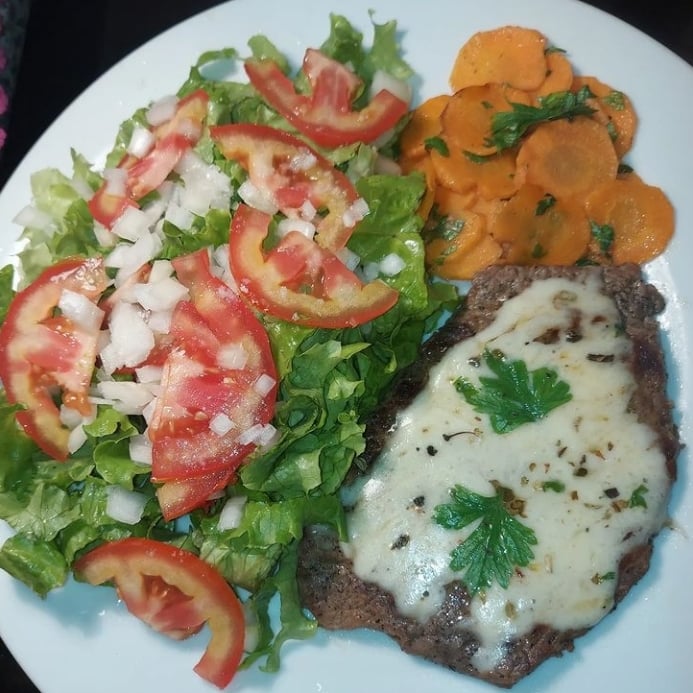 Photo of the steak with cheese – recipe of steak with cheese on DeliRec
