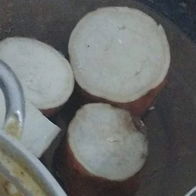 Recipe of boiled sweet potato on the DeliRec recipe website