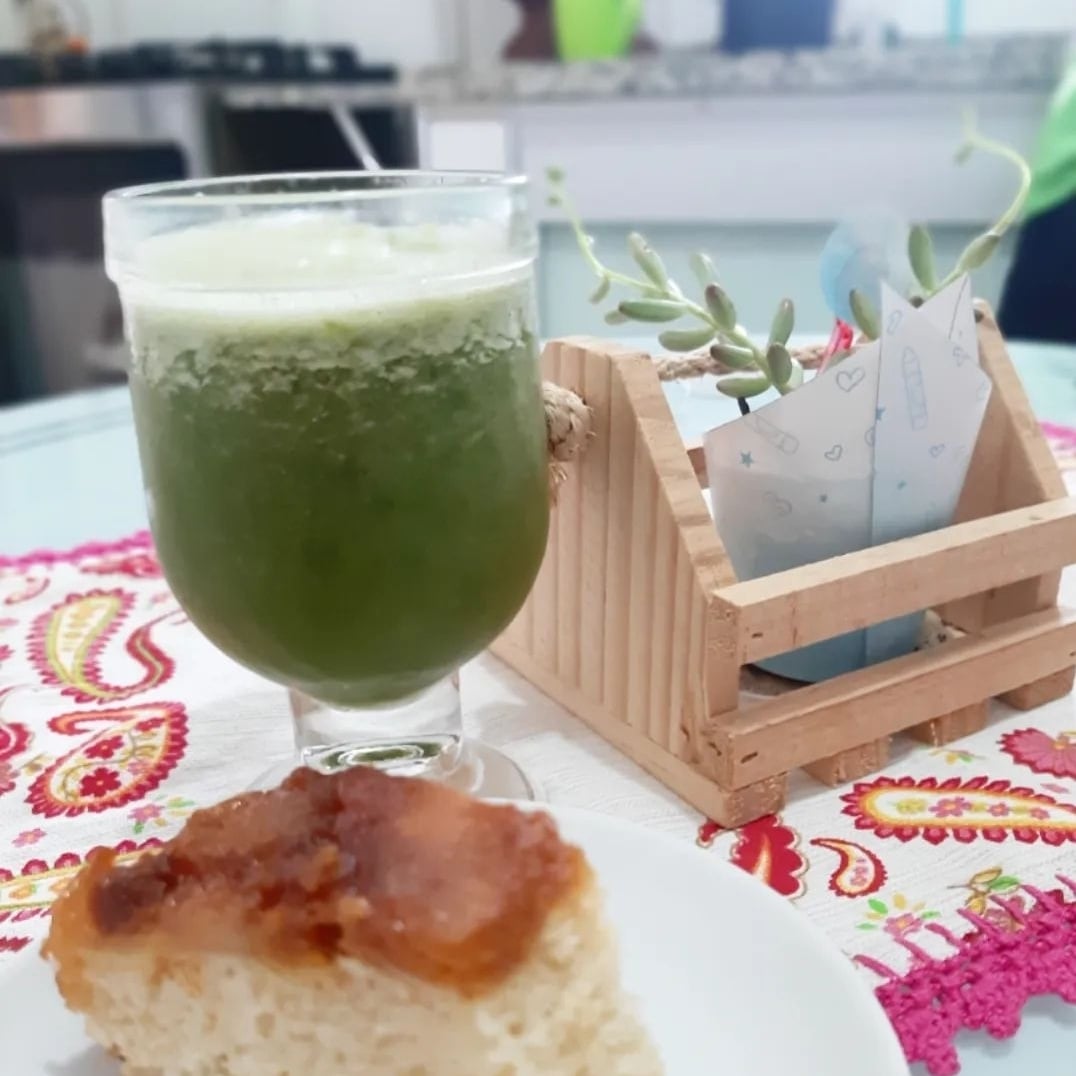Photo of the Green Cabbage and Pineapple Juice – recipe of Green Cabbage and Pineapple Juice on DeliRec