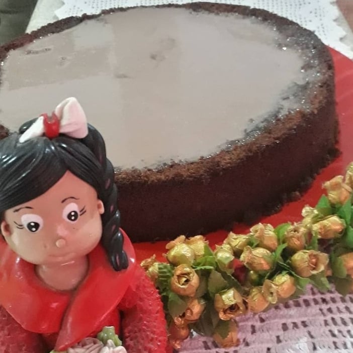 Photo of the Chocolate cake + strawberries – recipe of Chocolate cake + strawberries on DeliRec