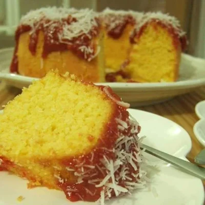 Recipe of Corn cake with guava jelly on the DeliRec recipe website