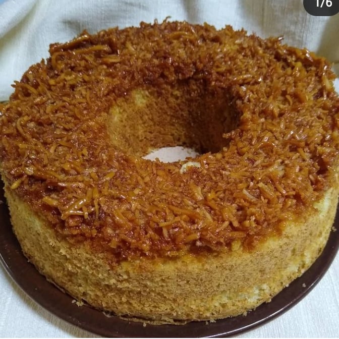 Photo of the inverted coconut cake – recipe of inverted coconut cake on DeliRec