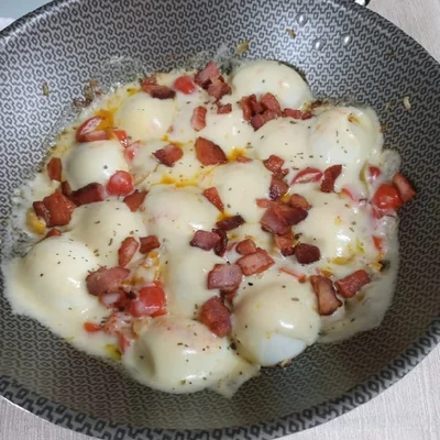 Recipe of eggs with tomatoes on the DeliRec recipe website