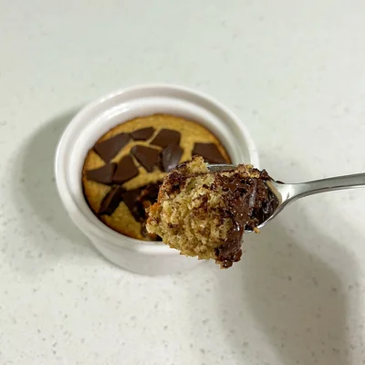 Recipe of Banana Cake with Oatmeal and Chocolate on the DeliRec recipe website