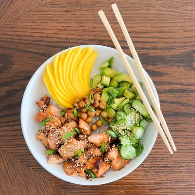 Recipe of Sweet and Sour Salmon Poke on the DeliRec recipe website