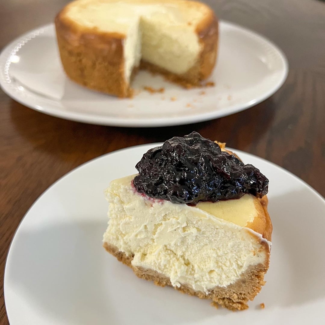 Foto da Mini cheesecake com geleia de blueberry e limao siciliano(forma 15 cm) - receita de Mini cheesecake com geleia de blueberry e limao siciliano(forma 15 cm) no DeliRec