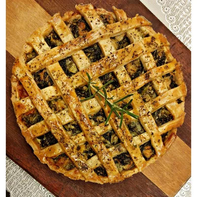Recipe of Escarole pie with cheese on the DeliRec recipe website