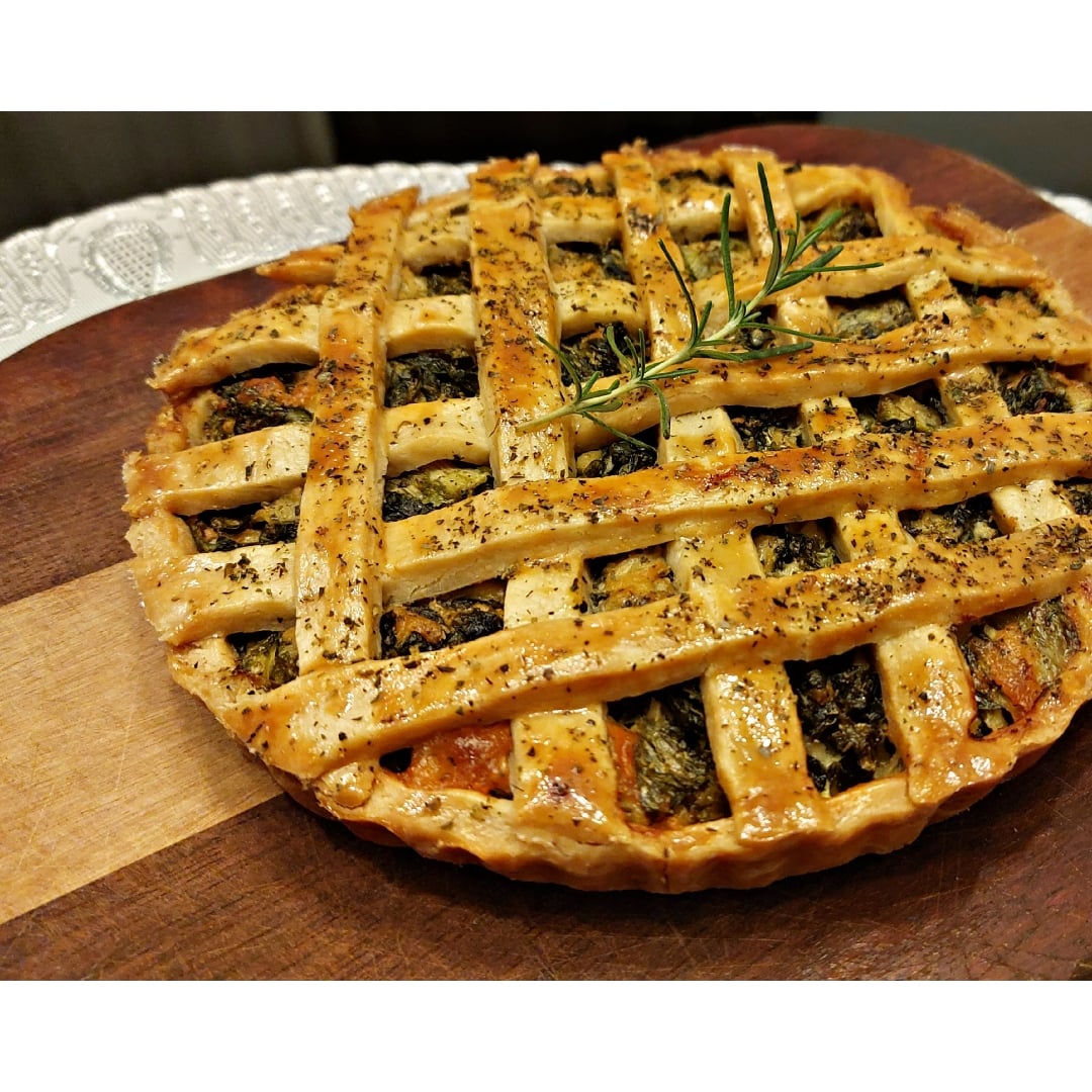 Photo of the Escarole pie with cheese – recipe of Escarole pie with cheese on DeliRec