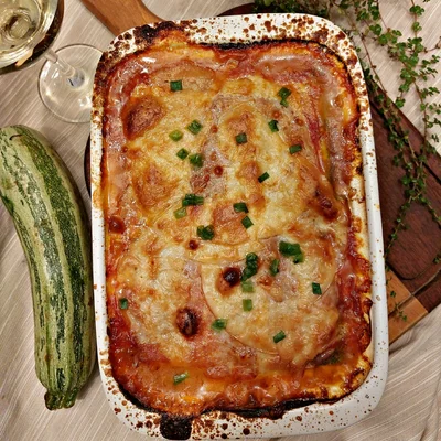 Recipe of Zucchini Lasagna with Provolone on the DeliRec recipe website