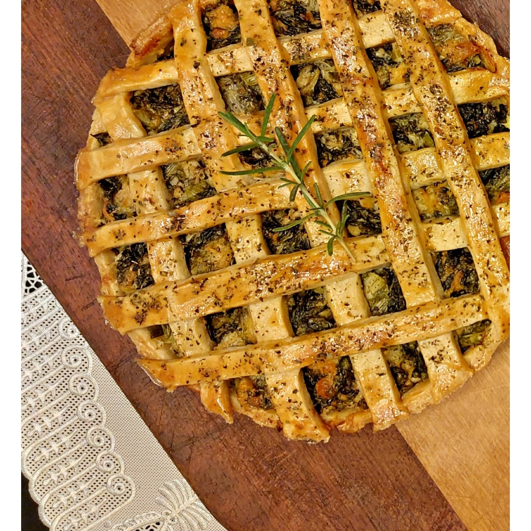 Photo of the Escarole pie with cheese – recipe of Escarole pie with cheese on DeliRec