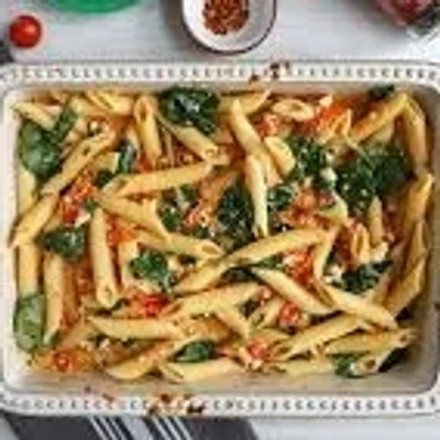 Recipe of Roasted pasta with tomato on the DeliRec recipe website