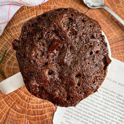 Recipe of Chocolate cake in a mug on the DeliRec recipe website