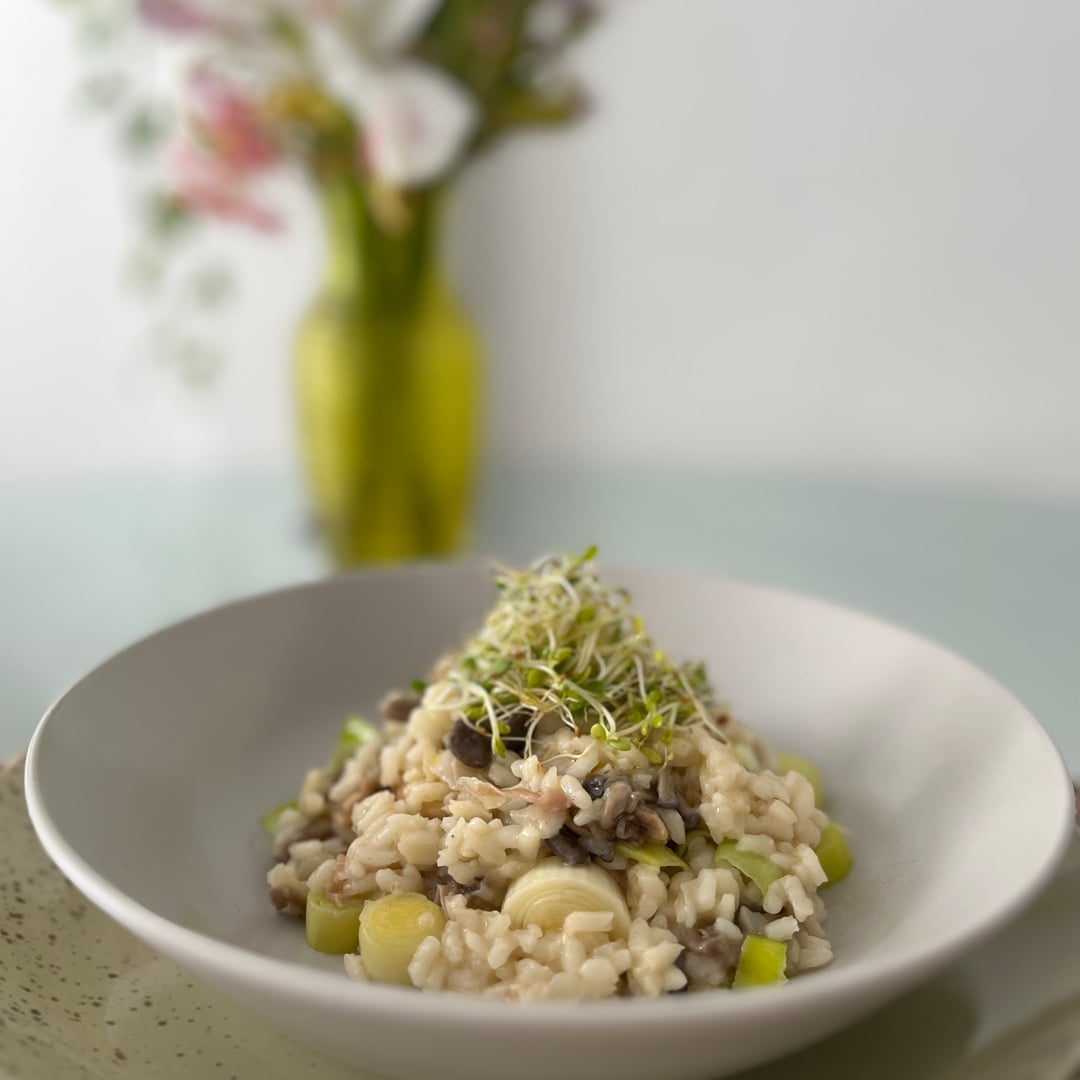 Photo of the Mushroom and leek risotto – recipe of Mushroom and leek risotto on DeliRec