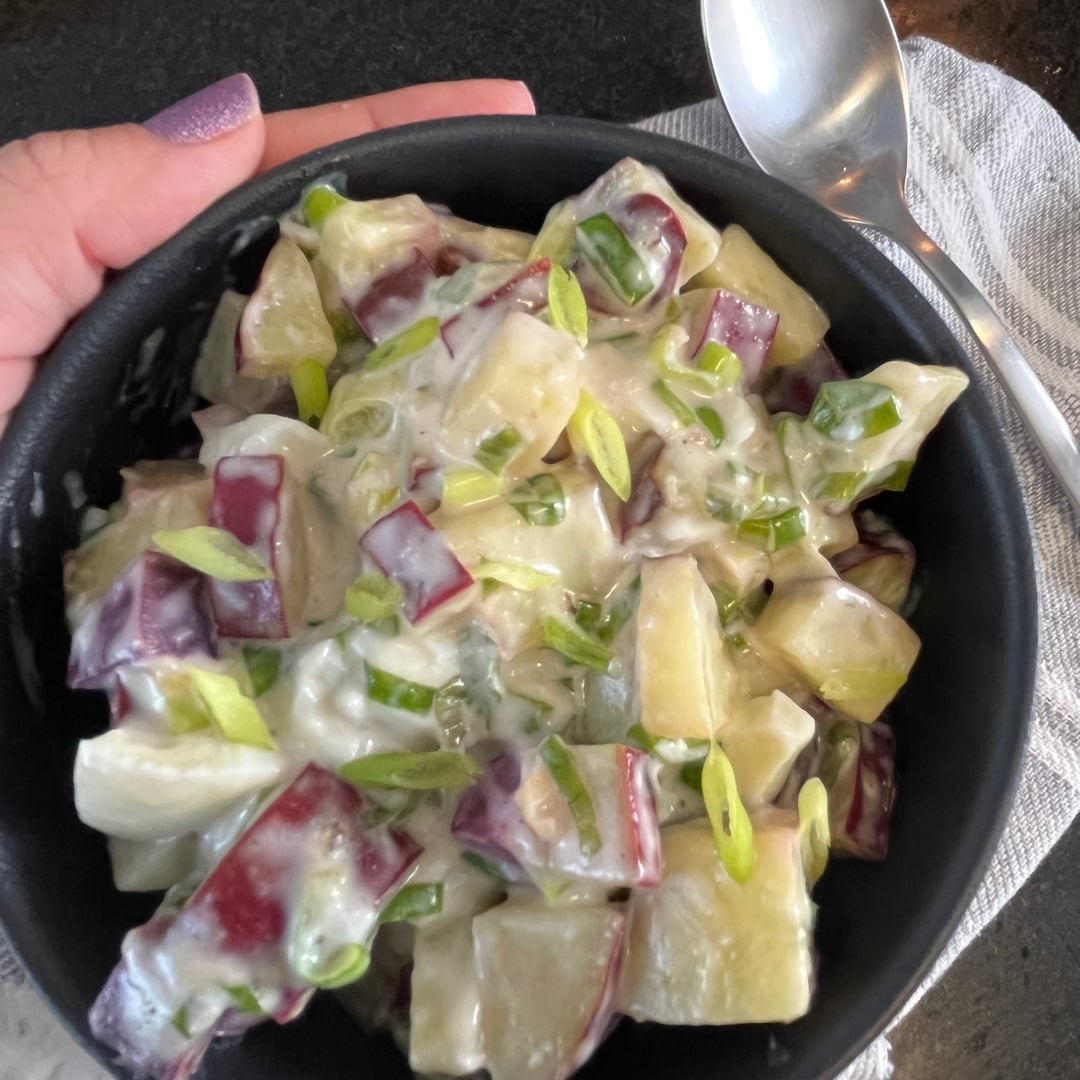 Photo of the Sweet Potato and Red Potato Mayonnaise Salad with Wasabi – recipe of Sweet Potato and Red Potato Mayonnaise Salad with Wasabi on DeliRec