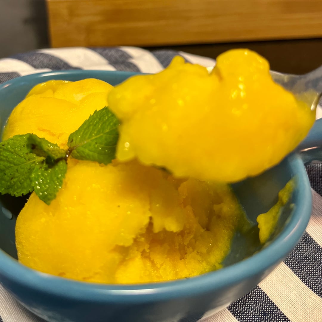 Photo of the Mango ice cream with Sicilian lemon – recipe of Mango ice cream with Sicilian lemon on DeliRec