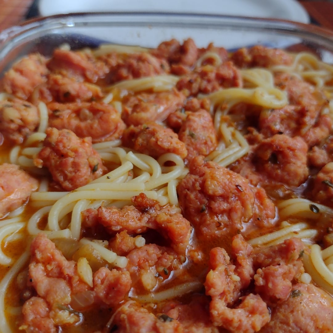 Photo of the Spaghetti with pepperoni – recipe of Spaghetti with pepperoni on DeliRec