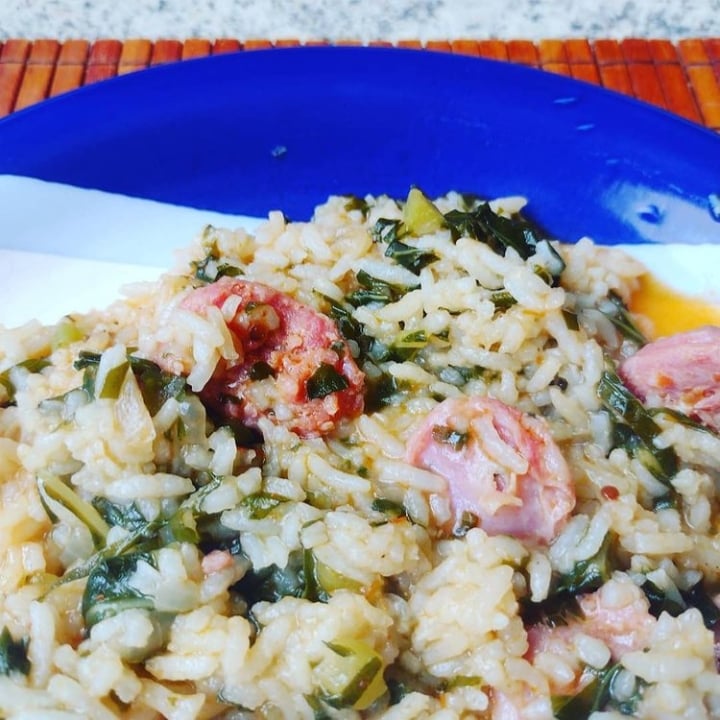 Photo of the Rice with sausage and cabbage in the pressure cooker – recipe of Rice with sausage and cabbage in the pressure cooker on DeliRec