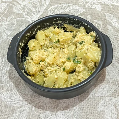 Recipe of Potato mayonnaise with only 2 ingredients on the DeliRec recipe website