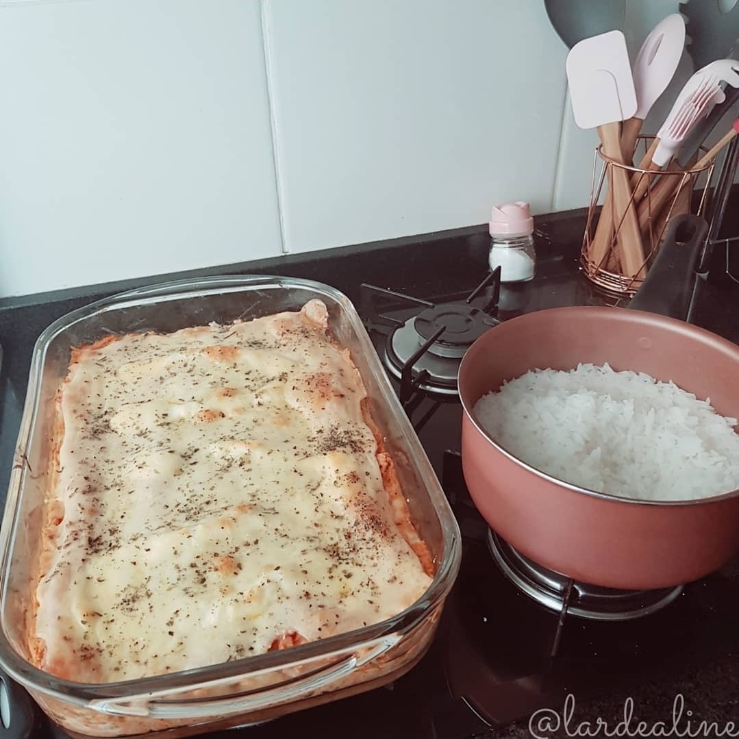 Photo of the Simple Chicken Lasagna – recipe of Simple Chicken Lasagna on DeliRec