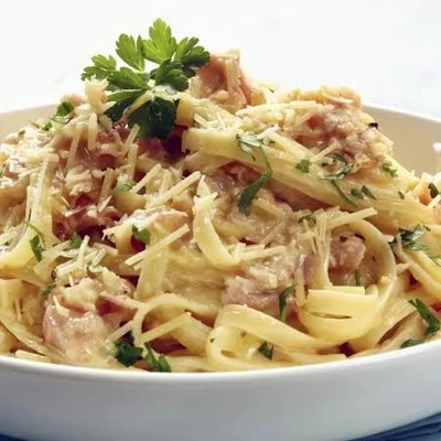 Recipe of Spaghetti Carbonara on the DeliRec recipe website