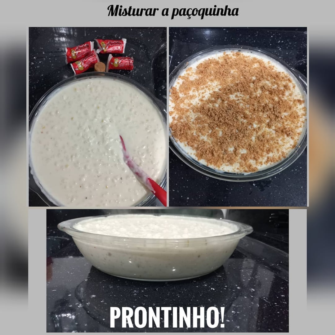 Photo of the Creamy hominy with paçoquinha 🥜 – recipe of Creamy hominy with paçoquinha 🥜 on DeliRec