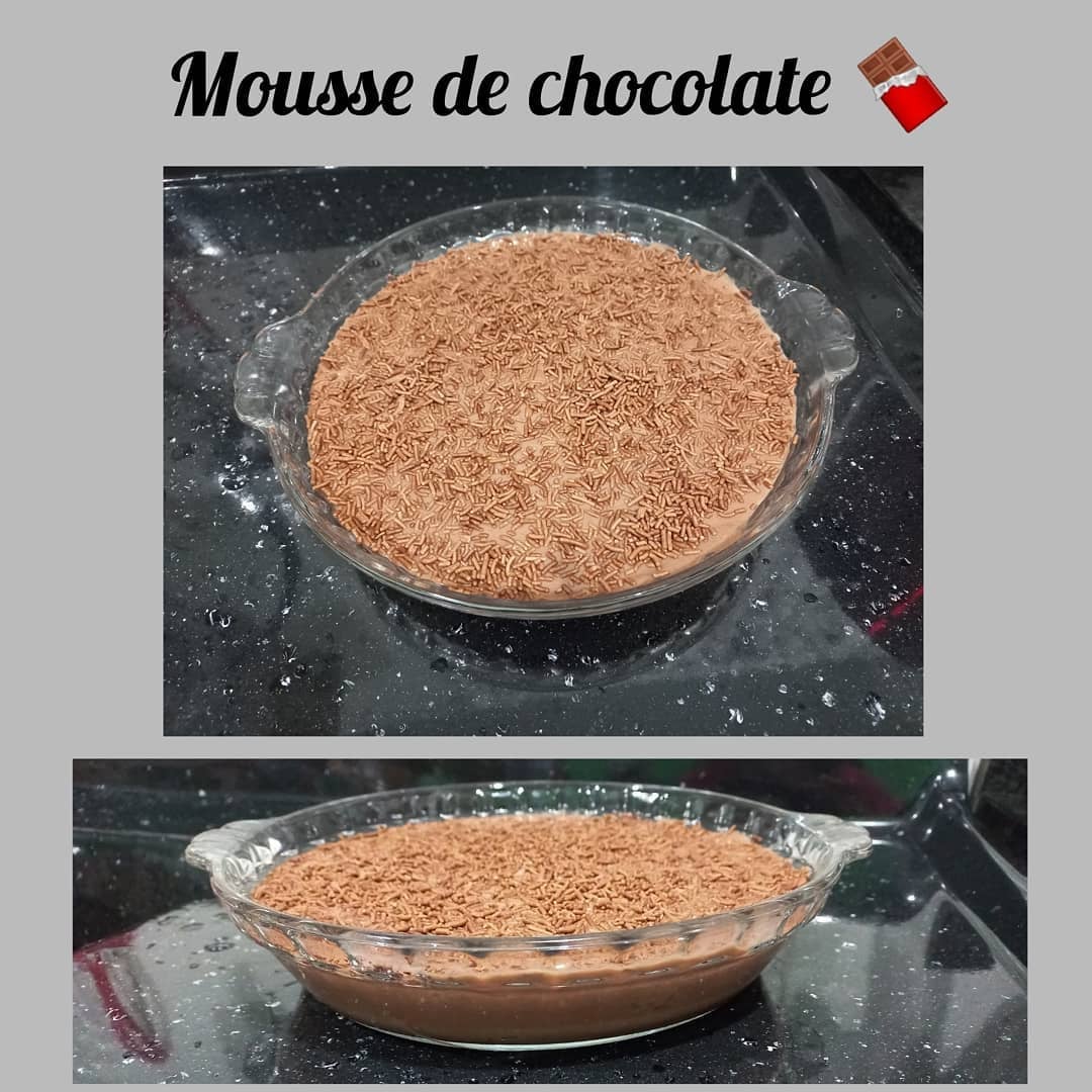 Foto da Mousse de chocolate 🍫 - receita de Mousse de chocolate 🍫 no DeliRec