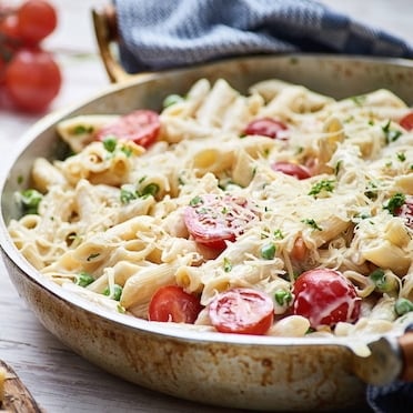 Photo of the Penne in Bechamel Sauce With Vegetables – recipe of Penne in Bechamel Sauce With Vegetables on DeliRec
