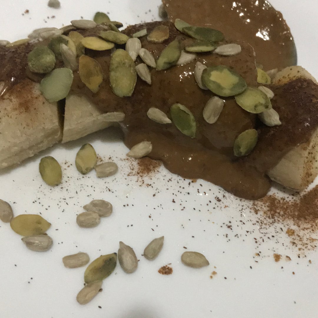 Photo of the Banana with Peanut Butter, Molasses, Cinnamon and Seeds – recipe of Banana with Peanut Butter, Molasses, Cinnamon and Seeds on DeliRec