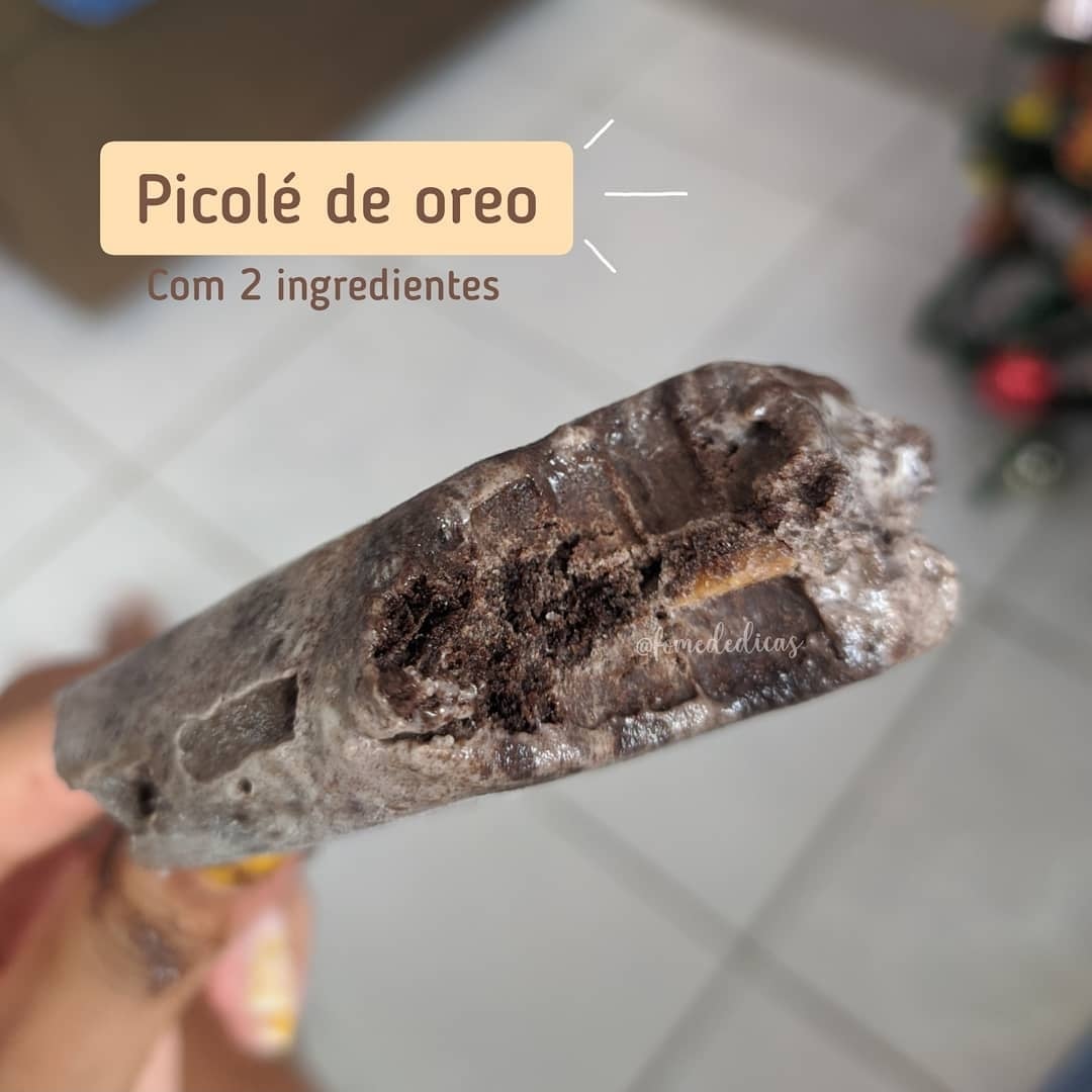 Photo of the Oreo Popsicle with 2 Ingredients – recipe of Oreo Popsicle with 2 Ingredients on DeliRec