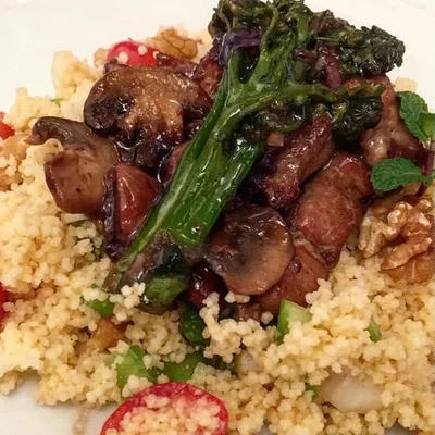Recipe of Cup sirloin with Moroccan couscous on the DeliRec recipe website