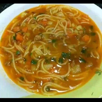 Recipe of chicken meat soup on the DeliRec recipe website