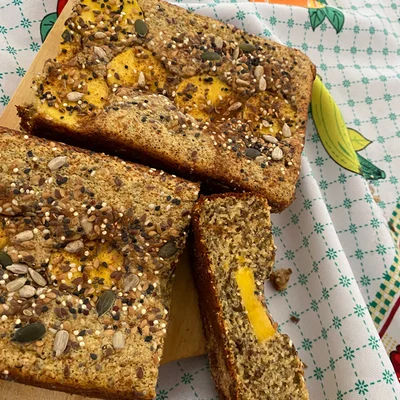 Recipe of Banana cake with seed mix on the DeliRec recipe website