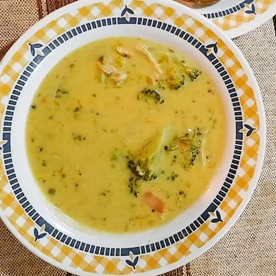 Recipe of Potato soup with pumpkin and chicken on the DeliRec recipe website