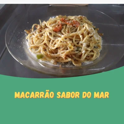 Receita de Macarrão Sabor do Mar no site de receitas DeliRec